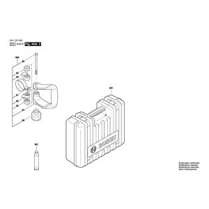 для отбойного молотка Bosch GSH 5 230 V 3611C37000, деталировка 2