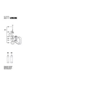 для отбойного молотка Bosch GSH 5 230 V 3611C38700, деталировка 2