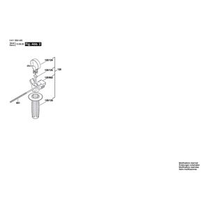 для перфоратора Bosch GBH 2-20 D 230 V 3611B5A400, деталировка 2