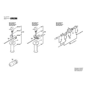 для перфоратора Bosch GBH 2-24 DFR 230 V 0611238703, деталировка 2