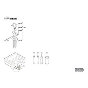 для перфоратора Bosch GBH 2-24 DFR 230 V 3611B73000, деталировка 2