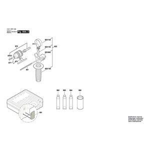 для перфоратора Bosch GBH 2-24 DRE 230 V 3611B72100, деталировка 2