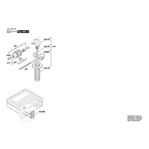 для перфоратора Bosch GBH 2-24DF 230 V 3611BA0100, деталировка 2