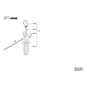 для перфоратора Bosch GBH 2-28 F 230 V 3611B67600, деталировка 2