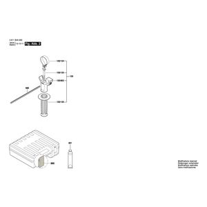 для перфоратора Bosch GBH 3-28 DFR 230 V 3611B4A000, деталировка 2