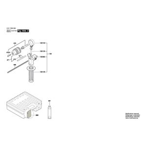 для перфоратора Bosch GBH 3-28 DRE 230 V 3611B3A000, деталировка 2