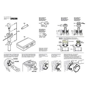 для перфоратора Bosch GBH 5 DCE 230 V 0611230703, деталировка 2