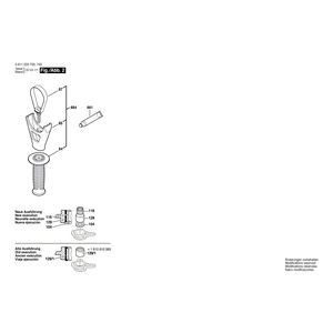 для перфоратора Bosch GBH 7 DE 230 V 0611235703, деталировка 2