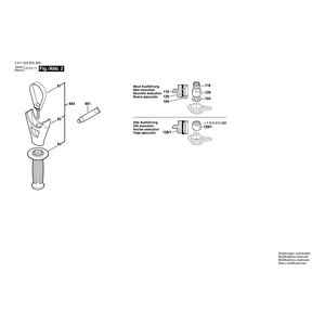 для перфоратора Bosch GBH 7-45 DE 230 V 0611235803, деталировка 2