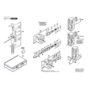 для перфоратора Bosch GBH 7/45 DE 220 V 0611214703, деталировка 2