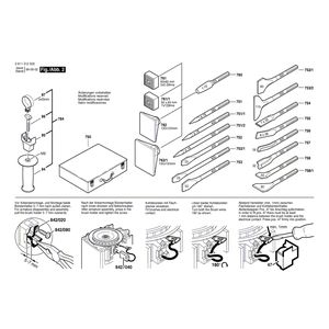 для перфоратора Bosch GSH 4 230 V 0611312003, деталировка 2