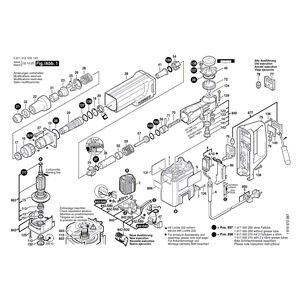 для перфоратора Bosch GSH 4 230 V 0611312103, деталировка 1