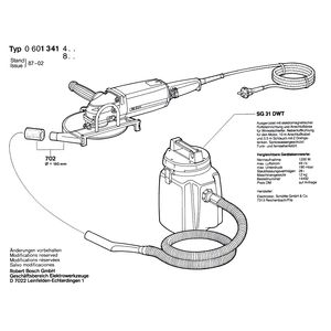 для перфоратора Bosch HV 81 220 V 0601341403, деталировка 3