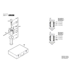 для перфоратора Bosch UBH 4/26 SE 220 V 0611211603, деталировка 2