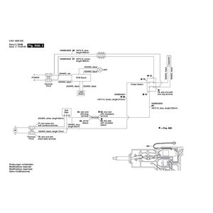 для металлического резака для сухой резки Bosch GCD 12 JL 230 V 3601M28000, деталировка 3