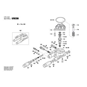 для очистителя высокого давления Bosch GHP 5-55 230 V 3600J10400, деталировка 2