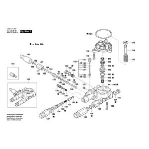 для очистителя высокого давления Bosch GHP 5-75 230 V 3600J10700, деталировка 2