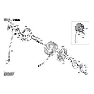 для очистителя высокого давления Bosch GHP 500 X 230 V 3600J10920, деталировка 4