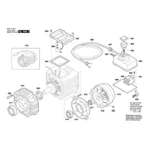 для очистителя высокого давления Bosch GHP 8-15 XD 400 V 3600J10300, деталировка 3