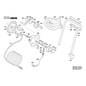 для очистителя высокого давления Bosch GHP 8-15 XD 400 V 3600J10300, деталировка 4