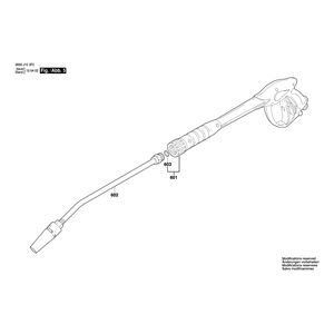 для очистителя высокого давления Bosch GHP 8-15 XD 400 V 3600J10300, деталировка 5