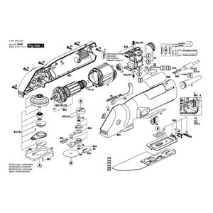 для стусловой пилы Bosch GFS 350 E 230 V 0601640503, деталировка 1