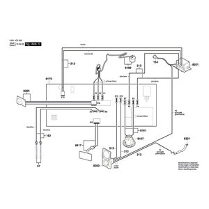 для универсального пылесоса Bosch GAS 35 L AFC 230 V 3601JC3200, деталировка 5