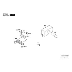 для рубанка Bosch GH0 26-82 D 230 V 3601EA4300, деталировка 2