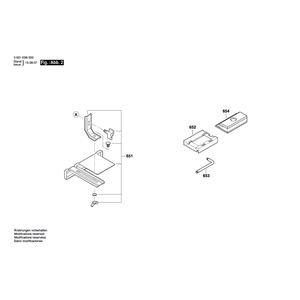 для рубанка Bosch GHO 6500 230 V 3601E96000, деталировка 2