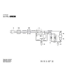 для торцевочной пилы Bosch GCM 10 S 230 V 0601B20503, деталировка 3