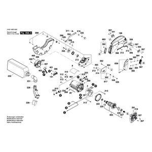 для торцевочной тяговой пилы Bosch GCM 12 GDL 230 V 3601M23600, деталировка 5