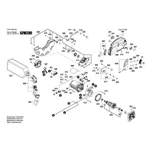 для торцевочной тяговой пилы Bosch GCM 12 GDL 230 V 3601M23601, деталировка 5