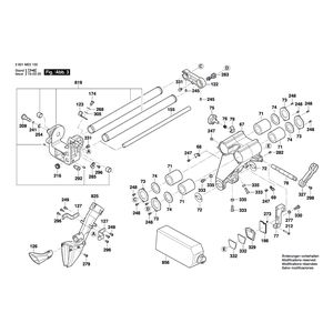 для торцевочной тяговой пилы Bosch GCM 12 SDE 230 V 3601M23100, деталировка 3