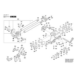 для торцевочной тяговой пилы Bosch GCM 12 SDE 230 V 3601M23101, деталировка 3