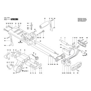 для торцевочной тяговой пилы Bosch GCM 8 S 230 V 3601L16000, деталировка 2