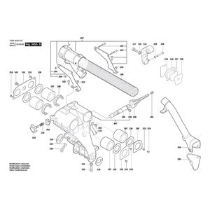 для торцевочной тяговой пилы Bosch GCM 8 SJL 230 V 3601M19101, деталировка 6