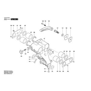 для торцевочной тяговой пилы Bosch GCM 80 SJ 230 V 3601M19001, деталировка 6