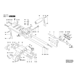 для торцевочной тяговой пилы Bosch GCM 800 S 230 V 3601L16100, деталировка 2