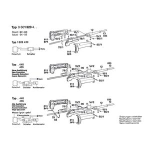 для угловой шлифмашины Bosch 220 V 0601323403, деталировка 2