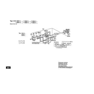 для угловой шлифмашины Bosch 220 V 0601332003, деталировка 3