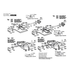 для угловой шлифмашины Bosch 220 V 0601332403, деталировка 3