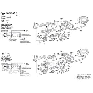 для угловой шлифмашины Bosch 220 V 0601333203, деталировка 4