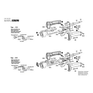 для угловой шлифмашины Bosch 220 V 0601335003, деталировка 2