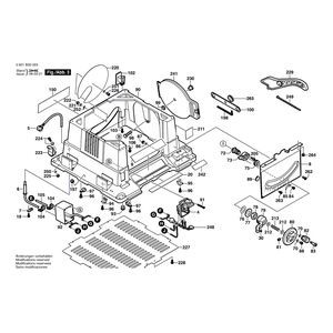 для настольной циркулярной пилы Bosch GTS 10 230 V 0601B30003, деталировка 3