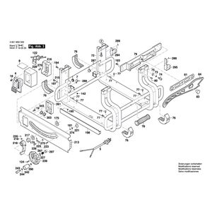 для настольной циркулярной пилы Bosch GTS 10 J 230 V 3601M30500, деталировка 3