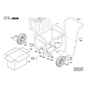 для генератора Bosch GEN 230V-1500 230 V 3600J15000, деталировка 2