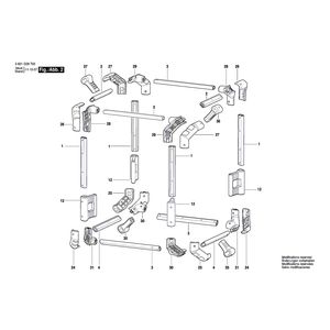 для радио-бокса Bosch GML 20 230 V 3601D29700, деталировка 2