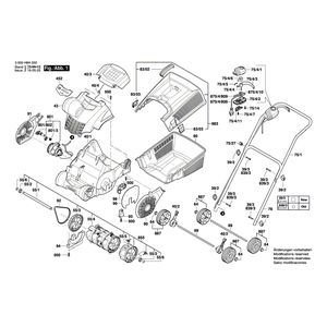 для аэратора Bosch ALR 900 230 V 3600H8A000, деталировка 1