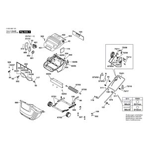 для аэратора Bosch AMR 32 F 230 V 0600888071, деталировка 1