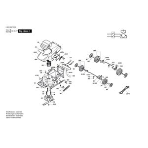 для газонокосилки Bosch ARM 32 230 V 0600897003, деталировка 1